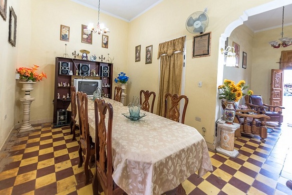 'Dining room' Casas particulares are an alternative to hotels in Cuba.